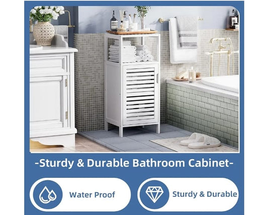 Waterproof & Durable Bathroom Storage Cabinet with Shelves