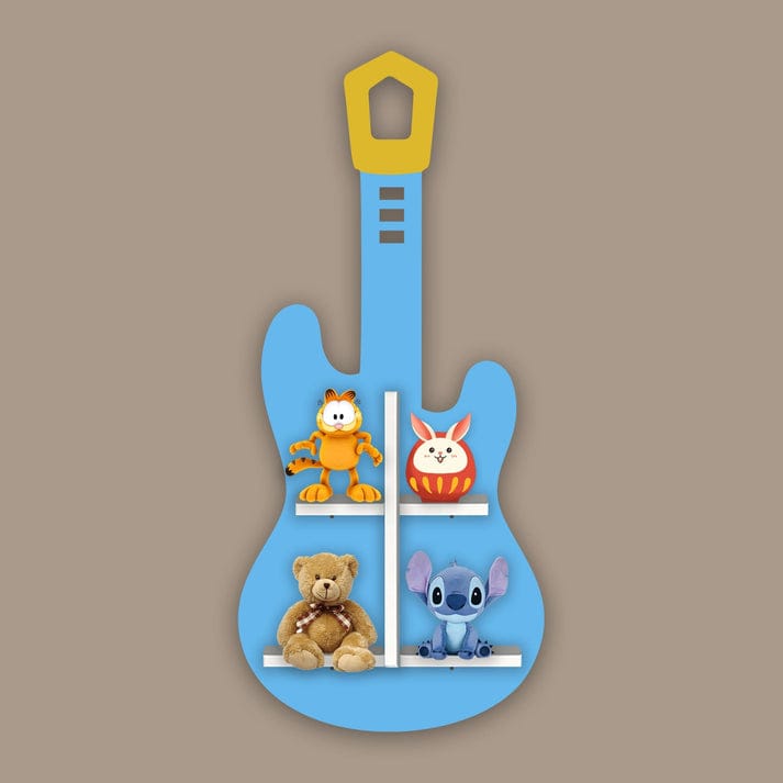 “Guitar Shape Wall Shelf – Fun Kids’ Room Storage and Decorative Organizer”