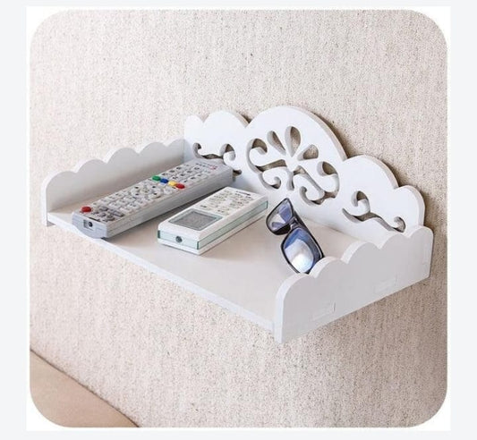 Modern Wall-Mounted Organizer – For Router, Keys, and Remotes