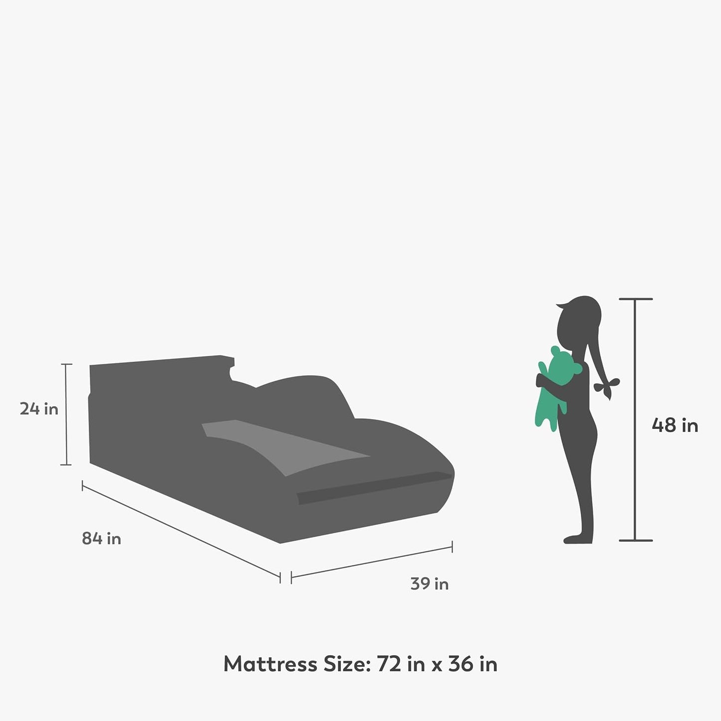 Lightning McQueen Kids Race Car Bed – Matte Finish Single Bed with Cubbies | 72x36 Inch Mattress | 150kg Capacity | 12-Month Warranty