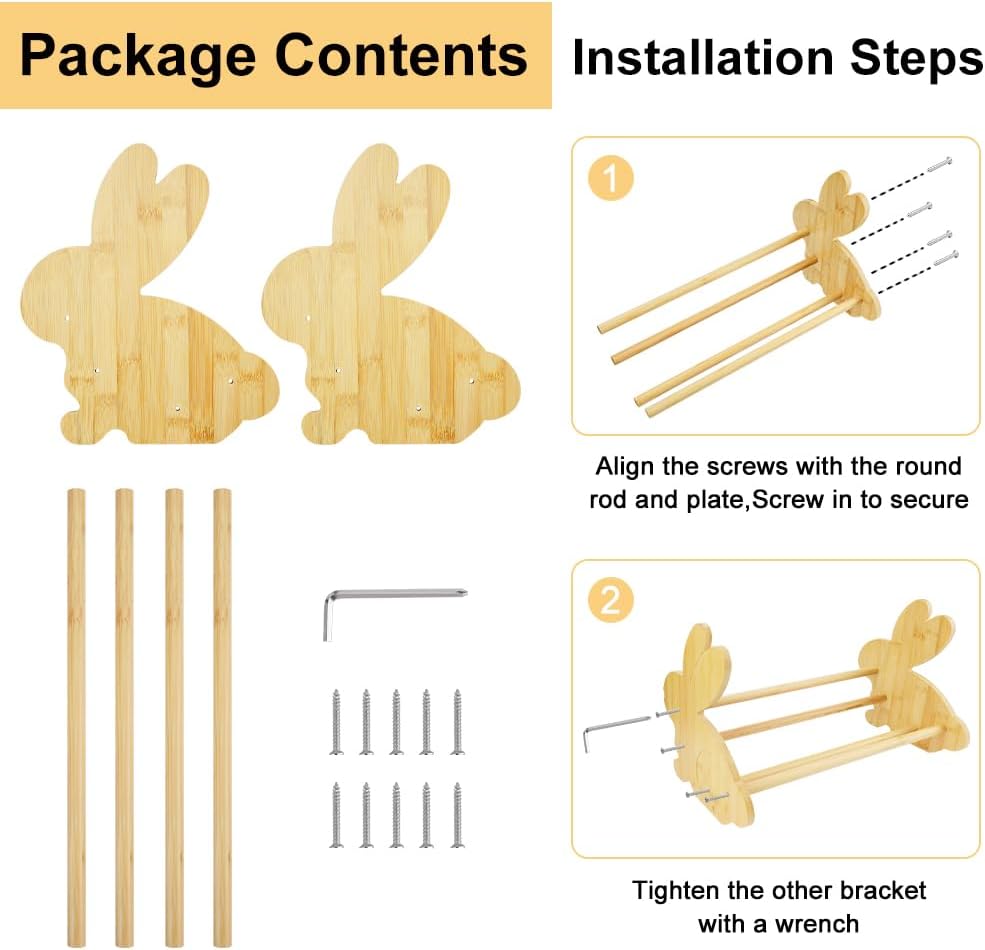Rabbit-Shaped Desktop Bookshelf – Small Bamboo Book Organizer & Magazine Rack for Kids’ Study Table or Office Desk