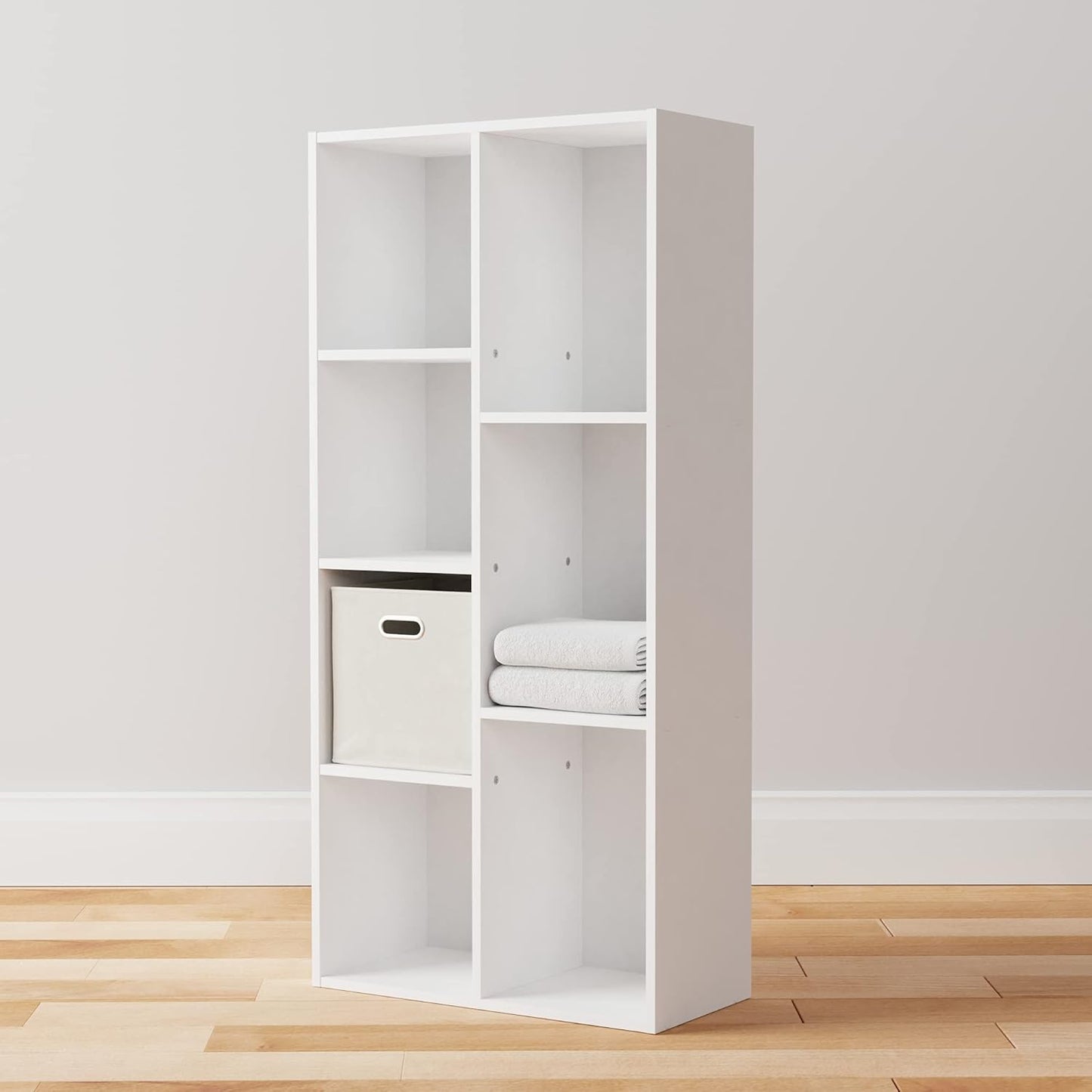 Modern 4-Cube Storage Rack – Wooden Organizer