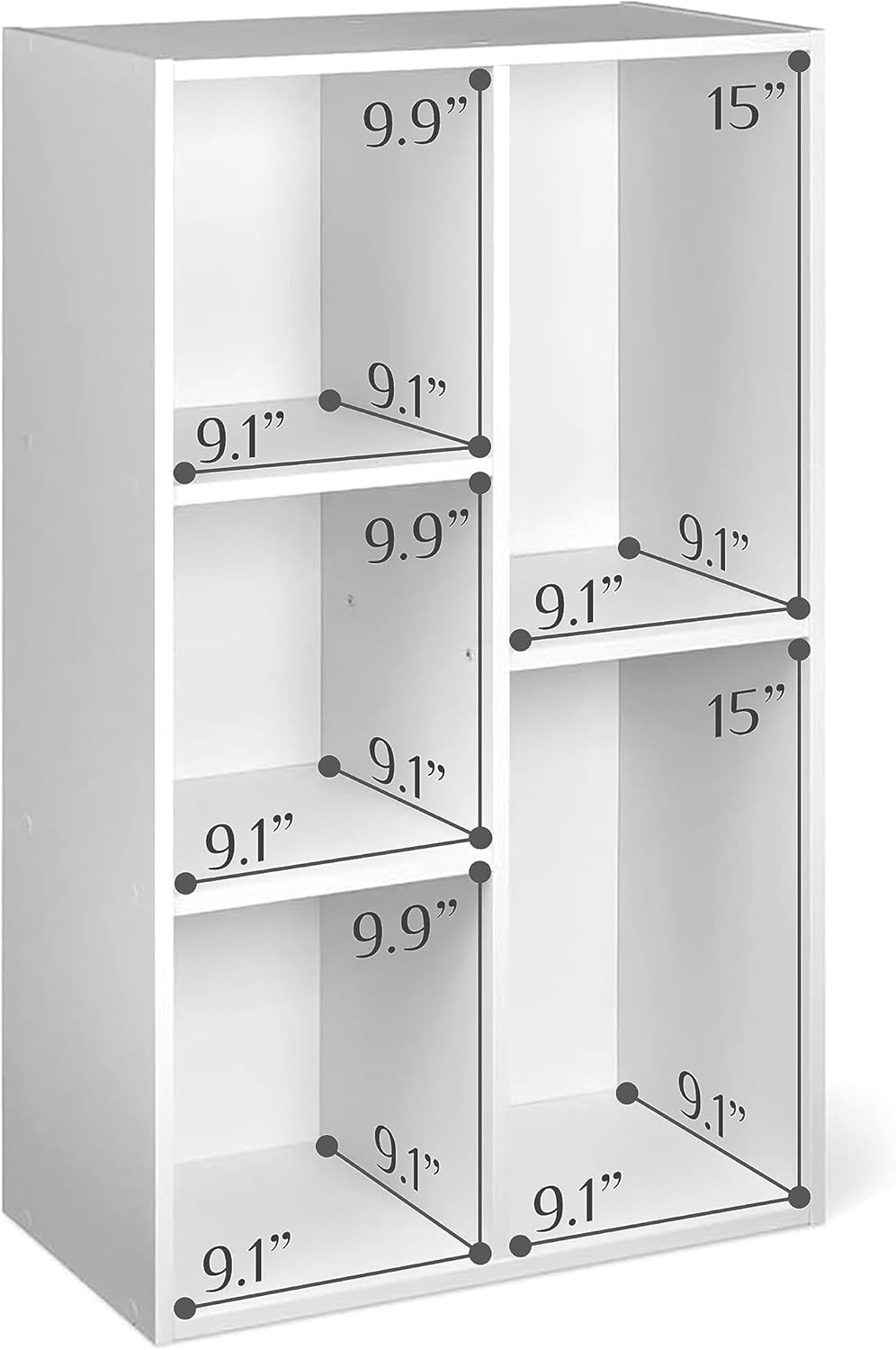Modern 4-Cube Storage Rack – Wooden Organizer