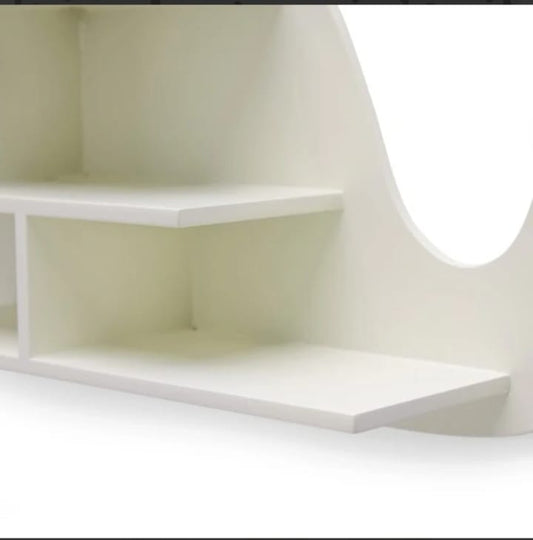 Whale-Shaped Kids Wall Shelf – Playful & Stylish Storage Solution