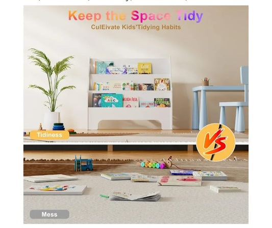 Butterfly Kids Book & Toy Storage Shelf – Cute & Functional Organizer for Kids’ Room