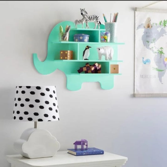 Elephant Wall Shelf – Cute Organizer & Room Decoration