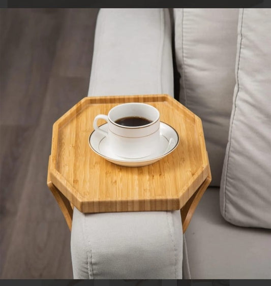 Signature Grip Couch Table – Extra-Stable, Non-Slip Armrest Tray
