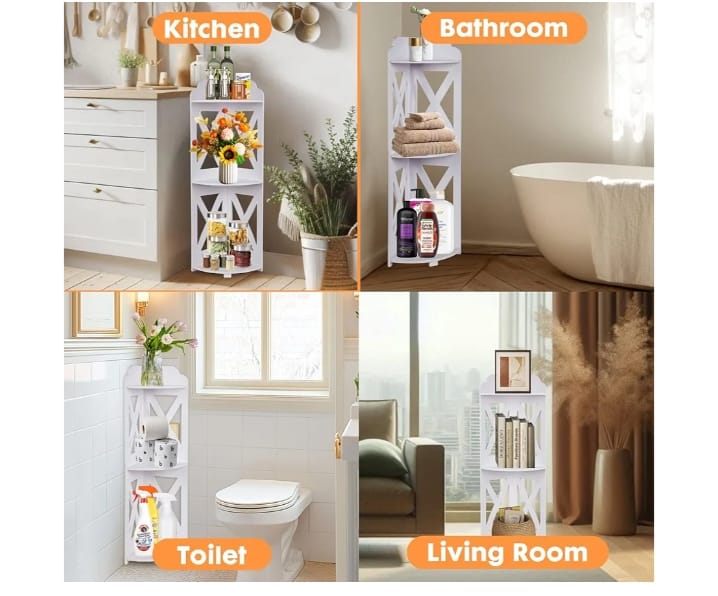 Multi-Purpose Slim Storage Shelf – Perfect for Kitchen, Bathroom, Toilet & Living Room
