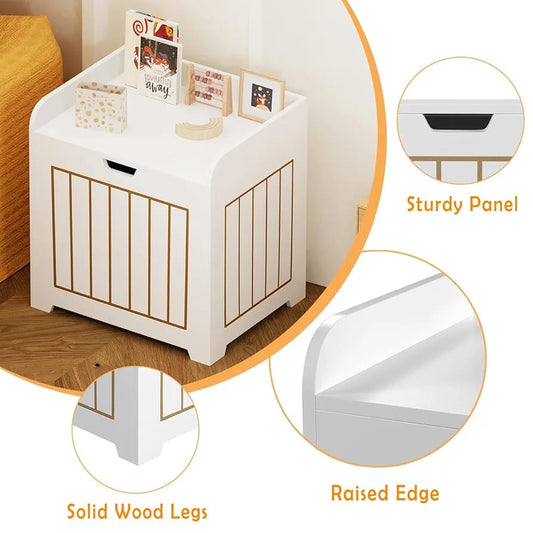 Modern Bedside Storage Cabinet – Stylish Nightstand Organizer