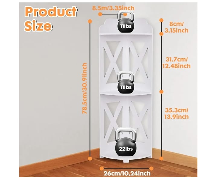 Multi-Purpose Slim Storage Shelf – Perfect for Kitchen, Bathroom, Toilet & Living Room