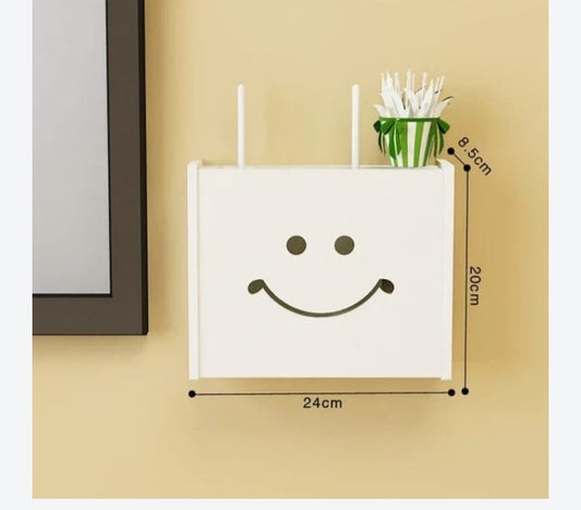 Stylish WiFi Router Stand and Remote Holder