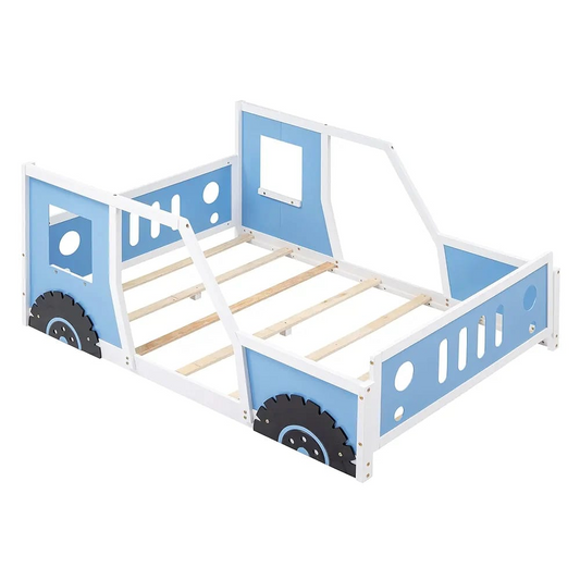 Fun & Safe Vehicle Bed for Toddlers – Solid Wood Frame