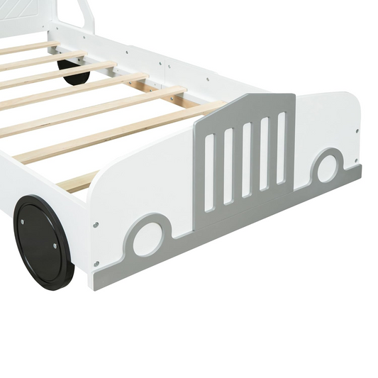 “Adventure Ride” Wooden Car Bed – Sleek Jeep Design for Kids