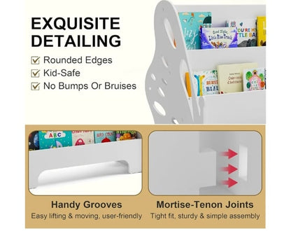 Butterfly Kids Book & Toy Storage Shelf – Cute & Functional Organizer for Kids’ Room