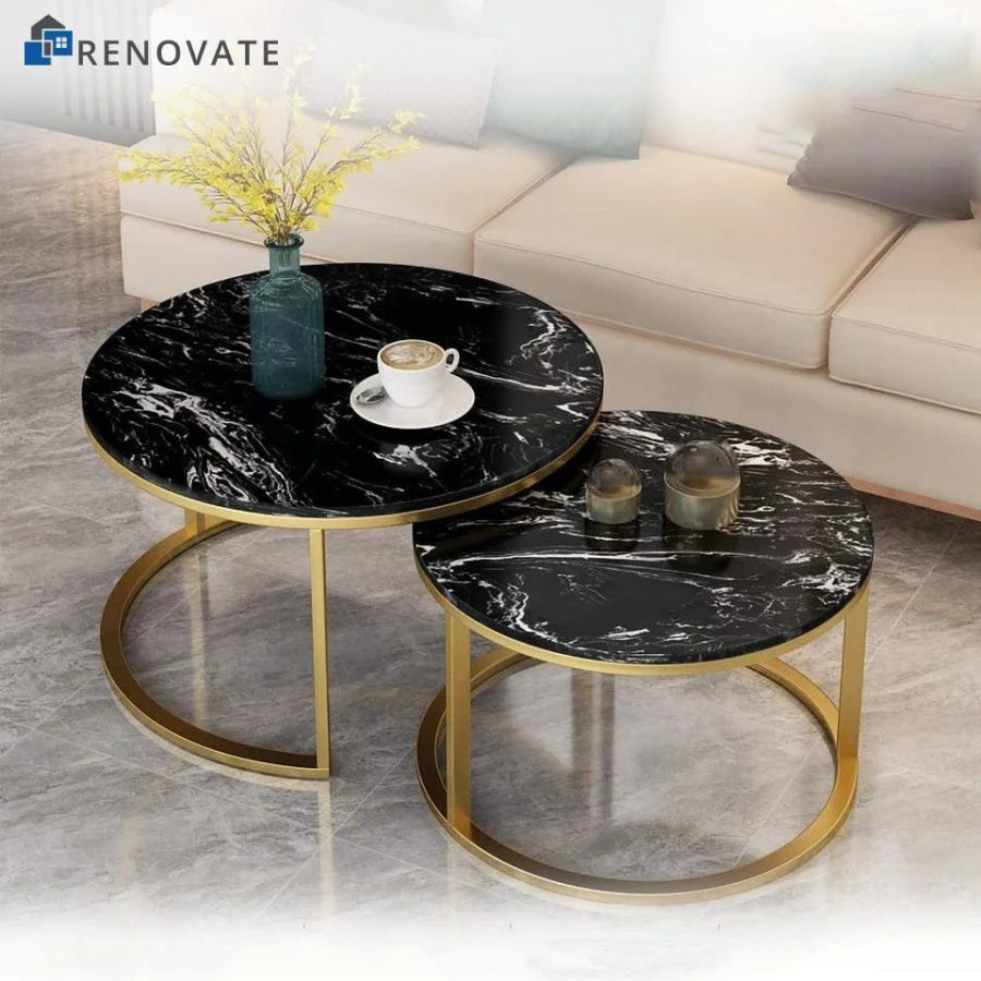 Stylish Circular Center Table – Minimalist & Functional Design"