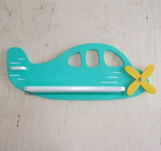 Airplane Wall Shelf for Kids – Imaginative Storage & Fairy Tale Room Decoration.