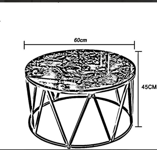 Contempo Side Table – Sleek Design with a Solid Foundation