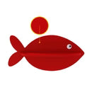 Fish Shape Floating Wall Shelf – Decorative Wooden Wall-Mounted Shelf for Living Room, Bedroom & Kids’ Room Décor