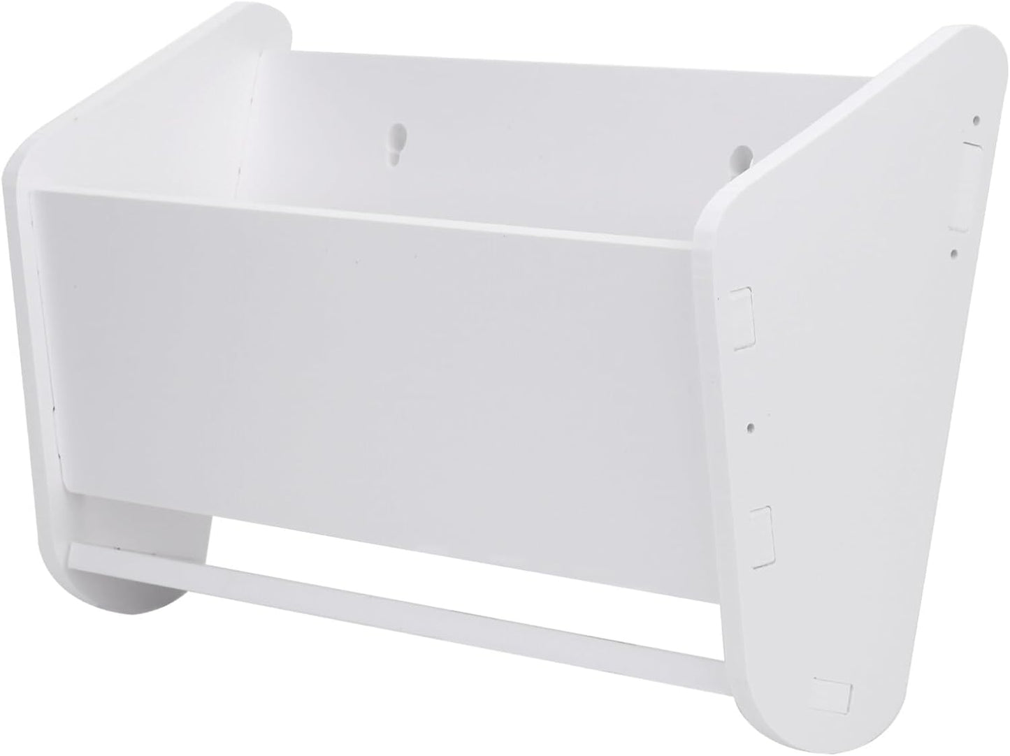 Angoily Wall Mounted Shoe Rack – White Hanging Shoe Organizer & Storage Shelf for Entryway, Closet, and Door Back (40cm)