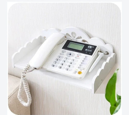 Modern Wall-Mounted Organizer – For Router, Keys, and Remotes