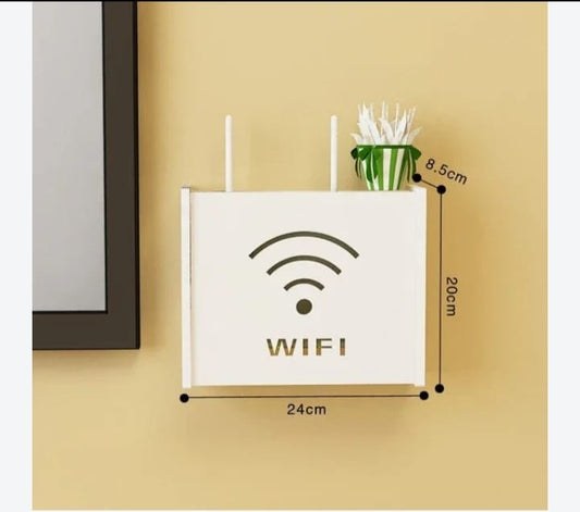Stylish WiFi Router Stand and Remote Holder