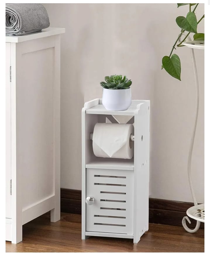 Compact Bathroom Toilet Paper Storage Cabinet