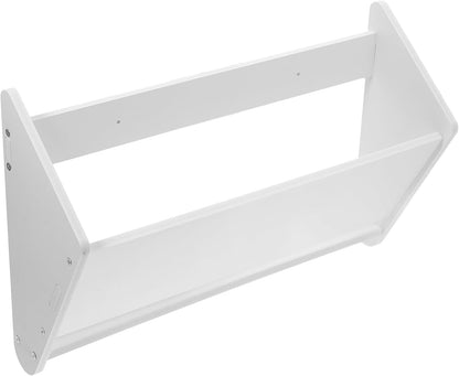 Angoily Wall Mounted Shoe Rack – White Hanging Shoe Organizer & Storage Shelf for Entryway, Closet, and Door Back (40cm)