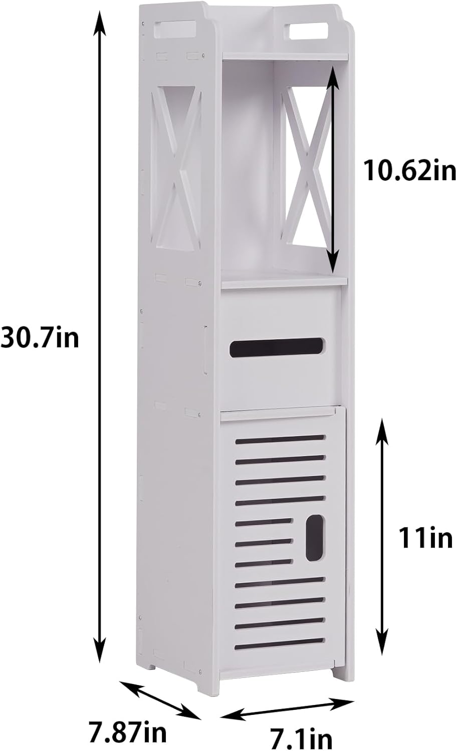 Slim Bathroom Storage Cabinet – Multi-Purpose Organizer