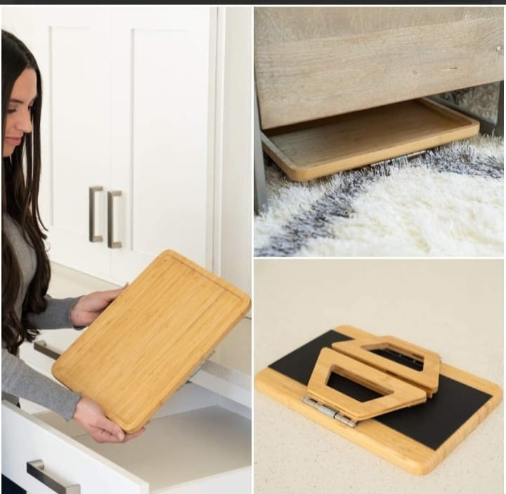 Signature Home Couch Table – Ultra-Stable, No-Slip Sofa Arm Tray