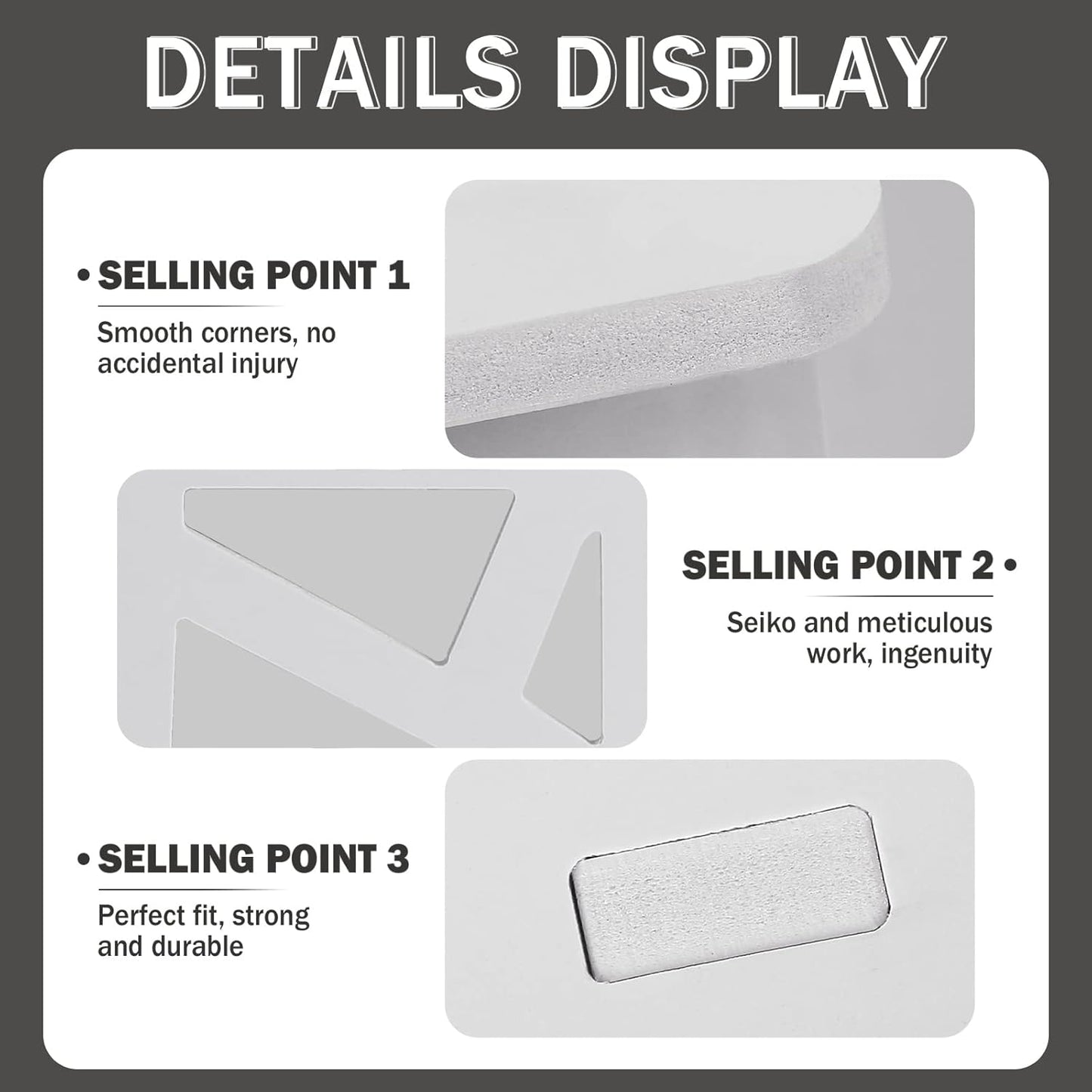 YGYQZ Mini Desktop Bookshelf – White Desk Organizer for Women & Kids, Cute Office Storage Shelf