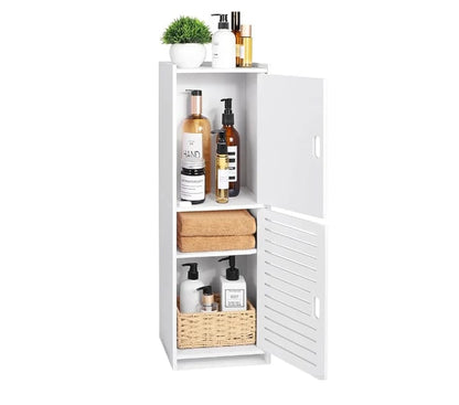 Modern Bathroom Storage Cabinet – Slim Multi-Purpose Organizer