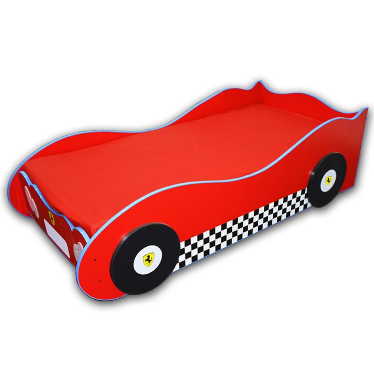 Furnishoo Kids Racing Car Bed – Stylish Red Car Bed for Boys & Girls | Modern Kids Single Bed Design