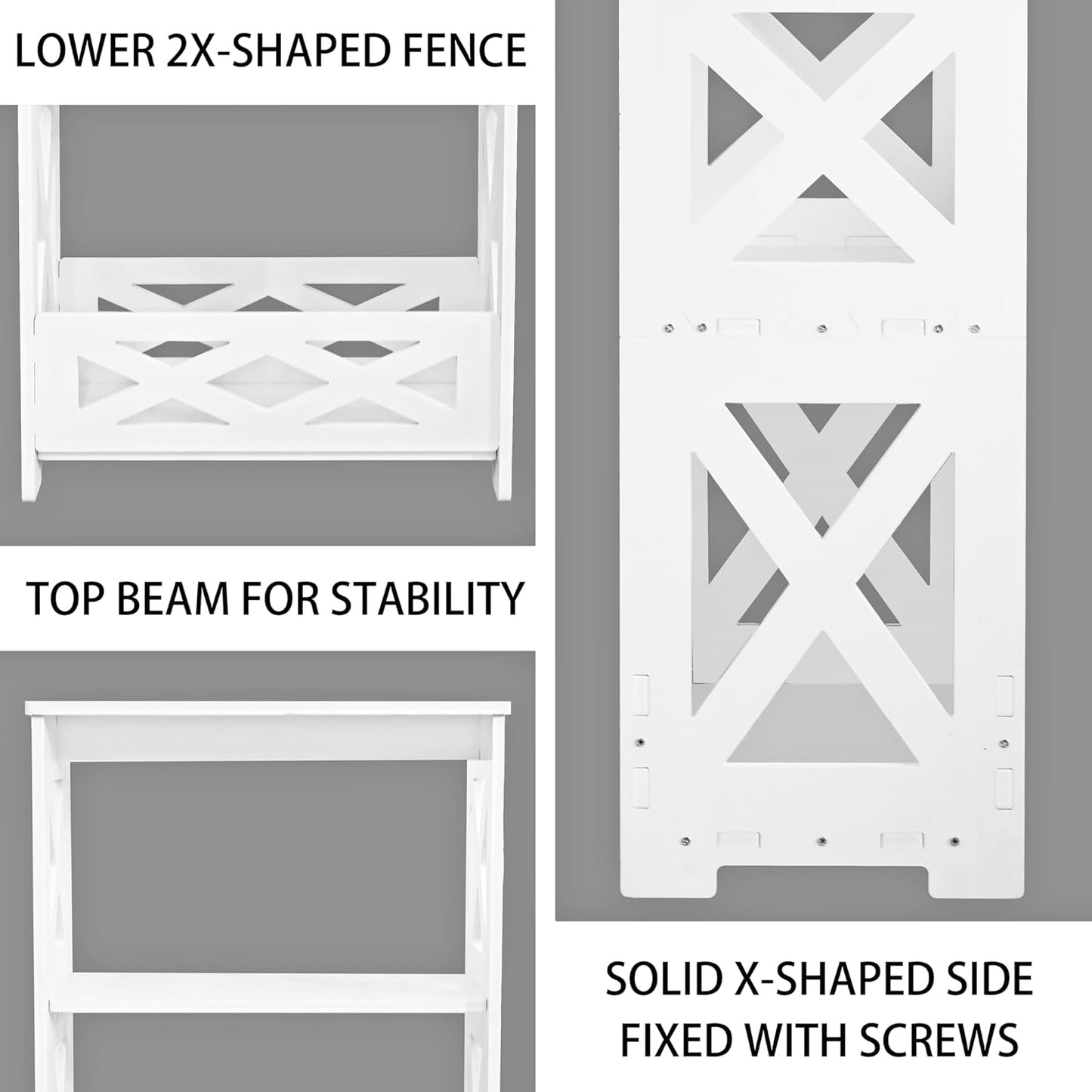 Modern 3-Tier Decorative Bookshelf – Compact Side Shelf with Storage for Bedroom, Living Room & Kids' Room