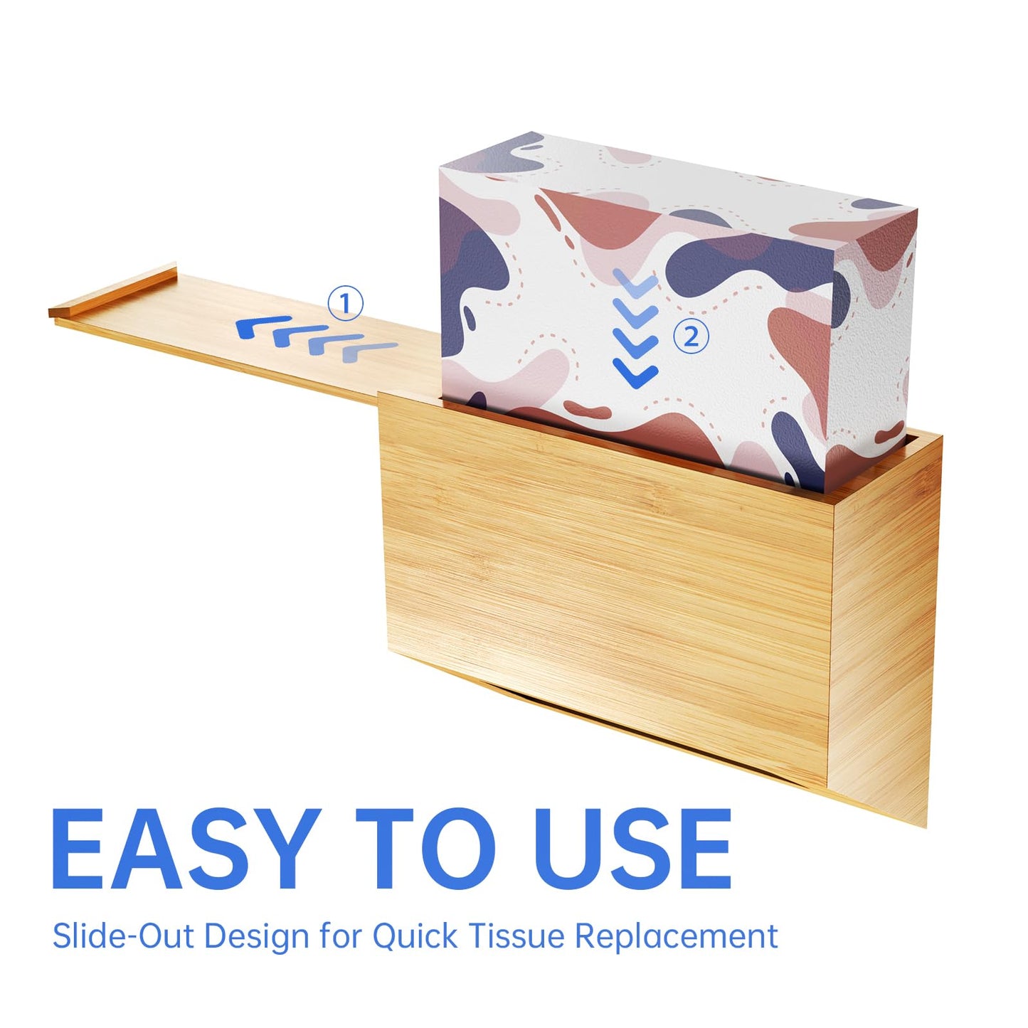 Modern wood Tissue Holder – Stylish Wooden Tissue Box for Kitchen & Bathroom