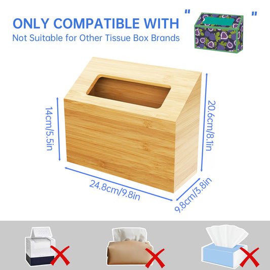 Modern wood Tissue Holder – Stylish Wooden Tissue Box for Kitchen & Bathroom