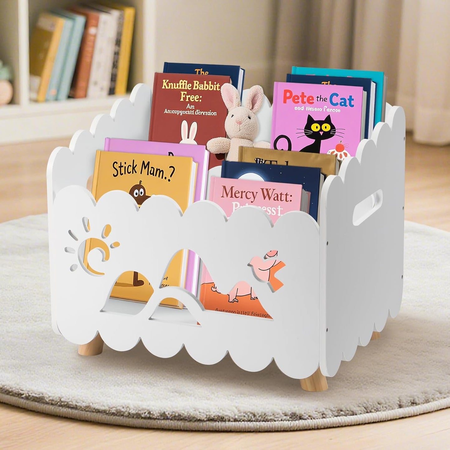 Kids Storage Bookshelf – Calmbee Animal Edition