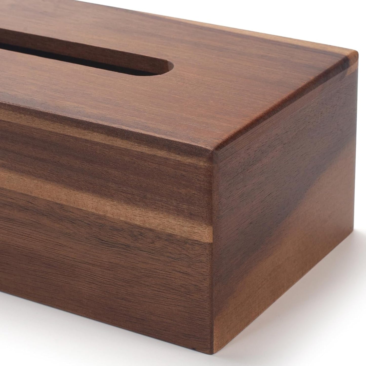 Elegant Solid Wood Tissue Box Cover – Handcrafted for Home & Office Decor
