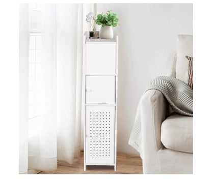 Slim Bathroom Storage Cabinet – Compact Multi-Purpose Organizer