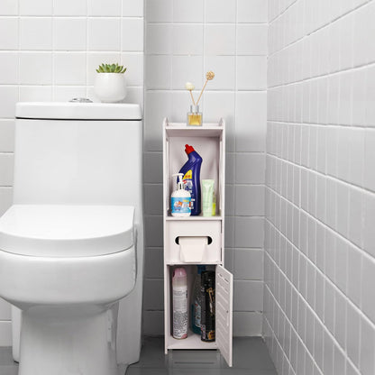 Slim Bathroom Storage Cabinet – Multi-Purpose Organizer