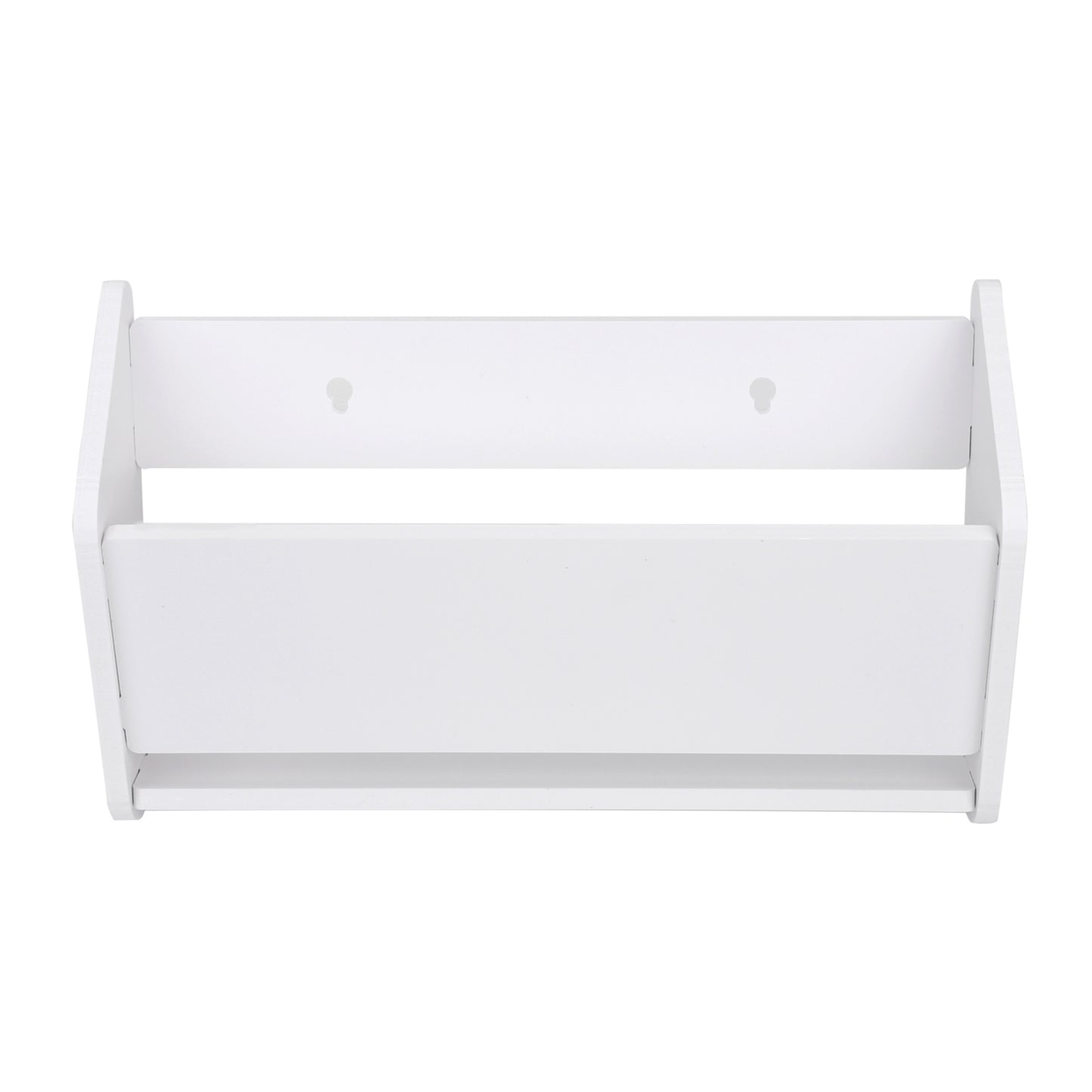 Angoily Wall Mounted Shoe Rack – White Hanging Shoe Organizer & Storage Shelf for Entryway, Closet, and Door Back (40cm)