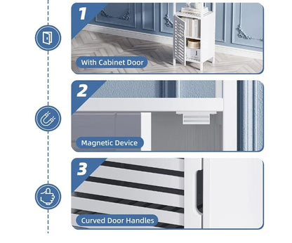 Waterproof & Durable Bathroom Storage Cabinet with Shelves
