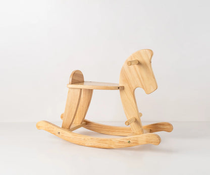 Classic Wooden Rocking Horse for Toddlers – Safe & Sturdy Ride-On Toy
