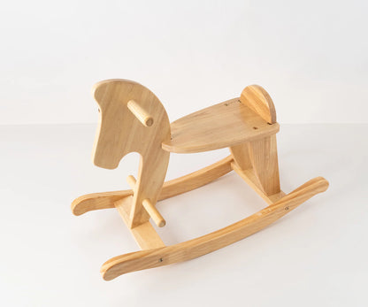 Classic Wooden Rocking Horse for Toddlers – Safe & Sturdy Ride-On Toy
