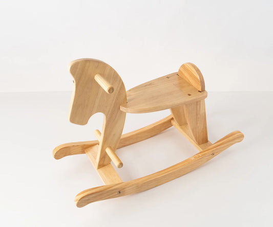Classic Wooden Rocking Horse for Toddlers – Safe & Sturdy Ride-On Toy