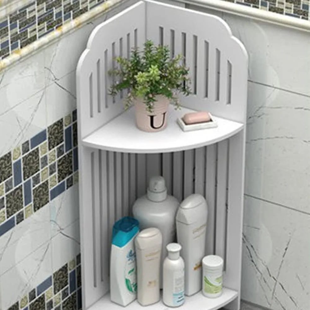 Corner Storage Shelf – Easy Install Mortise & Tenon Design