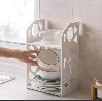 Multi-Purpose Durable Table Organizer Storage Rack.