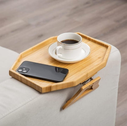 Signature Grip Couch Table – Extra-Stable, Non-Slip Armrest Tray