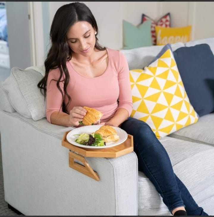 The Signature Home Couch Table – Stable, Secure & Stylish for Any Sofa Arm