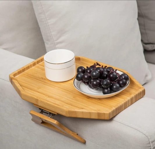 Signature Grip Couch Table – Extra-Stable, Non-Slip Armrest Tray