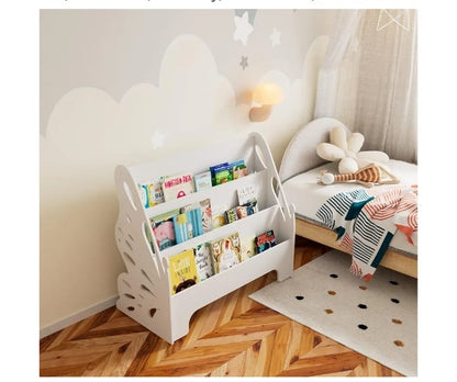 Butterfly Kids Book & Toy Storage Shelf – Cute & Functional Organizer for Kids’ Room